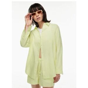 Wilfred Free Oversized Button Down Shirt Small